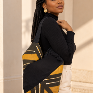Sac totebag en pagne bogolan « Fien »